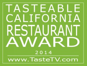 TasteTV 2014 Tasteable California Restaurant Award