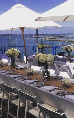 North Patio ocean front event space