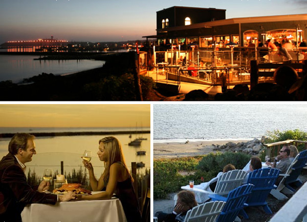 Sam's Chowder House romantic oceanfront dining