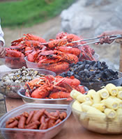 Sam’s Chowder House offsite catering for graduation parties, corporate events, reunions and other special events