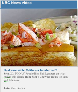 NBC News video - Best Sandwich: California lobster roll - TODAY Food Editor Phil Lempert on what makes this classic from Sam's Chowder House so tasty and delicious