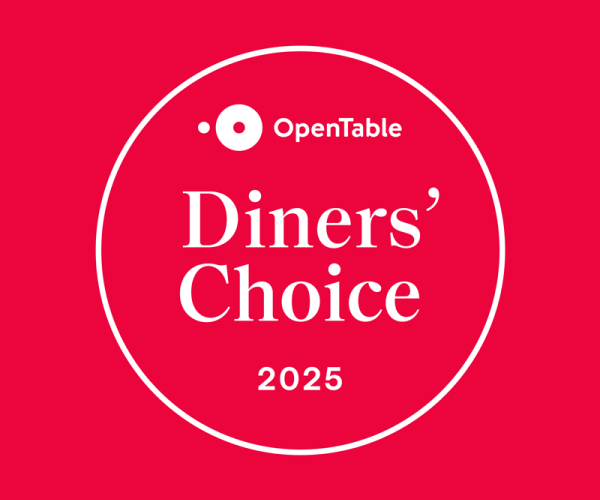 2025 OpenTable Diners' Choice award winner